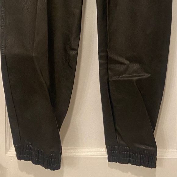 NWT Spanx Leather-Like Joggers, Small - Picture 2 of 3